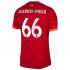 Camisola Liverpool Trent Alexander-Arnold 66 Equipamento Primeiro 2021-2022 Manga Curta
